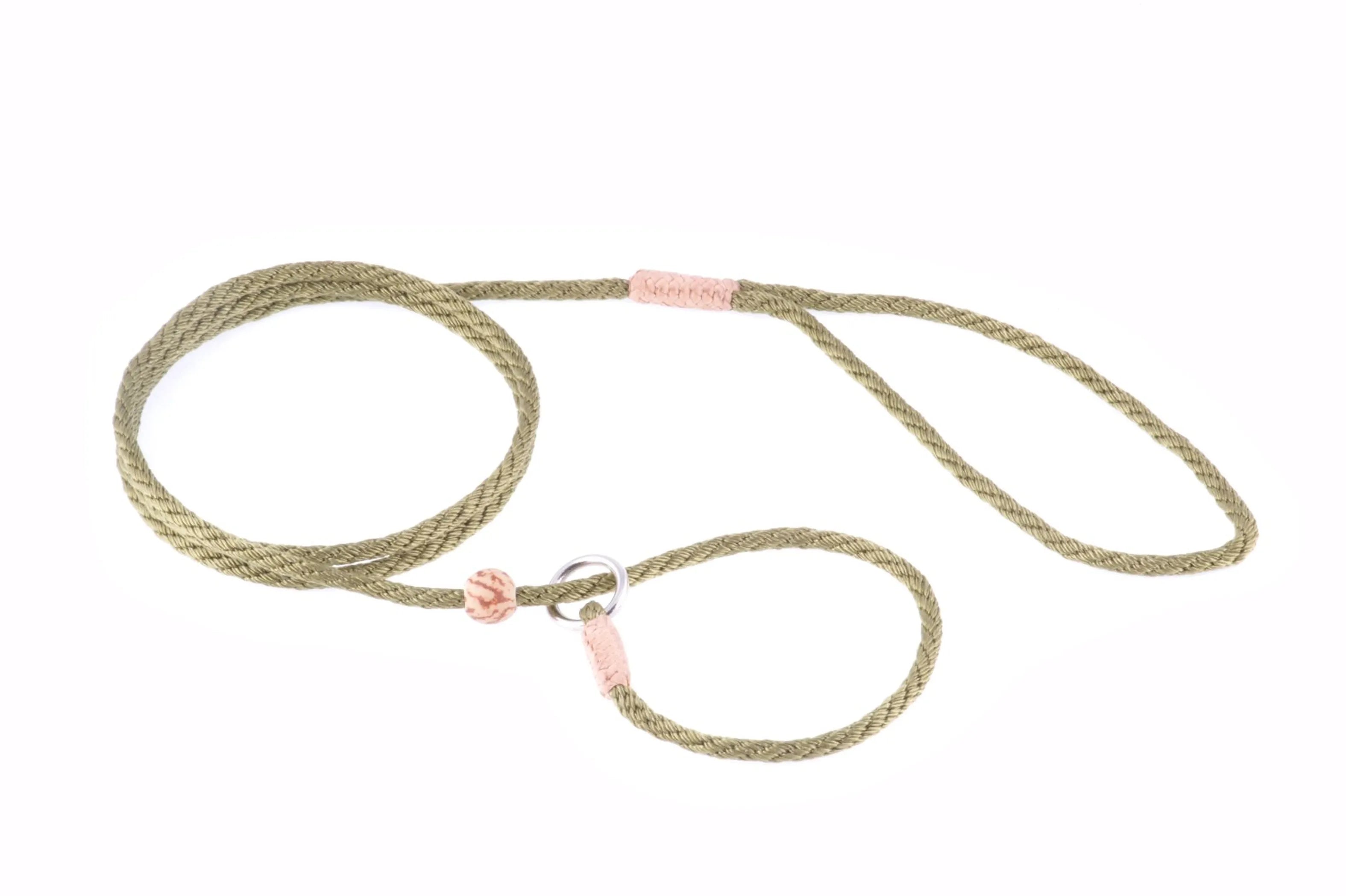 Nylon Slip Lead With Stopper (4 ft  x 1/8in or 4mm)