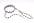 Nylon Snap Leads (4 ft  x 1/4in or 6mm)