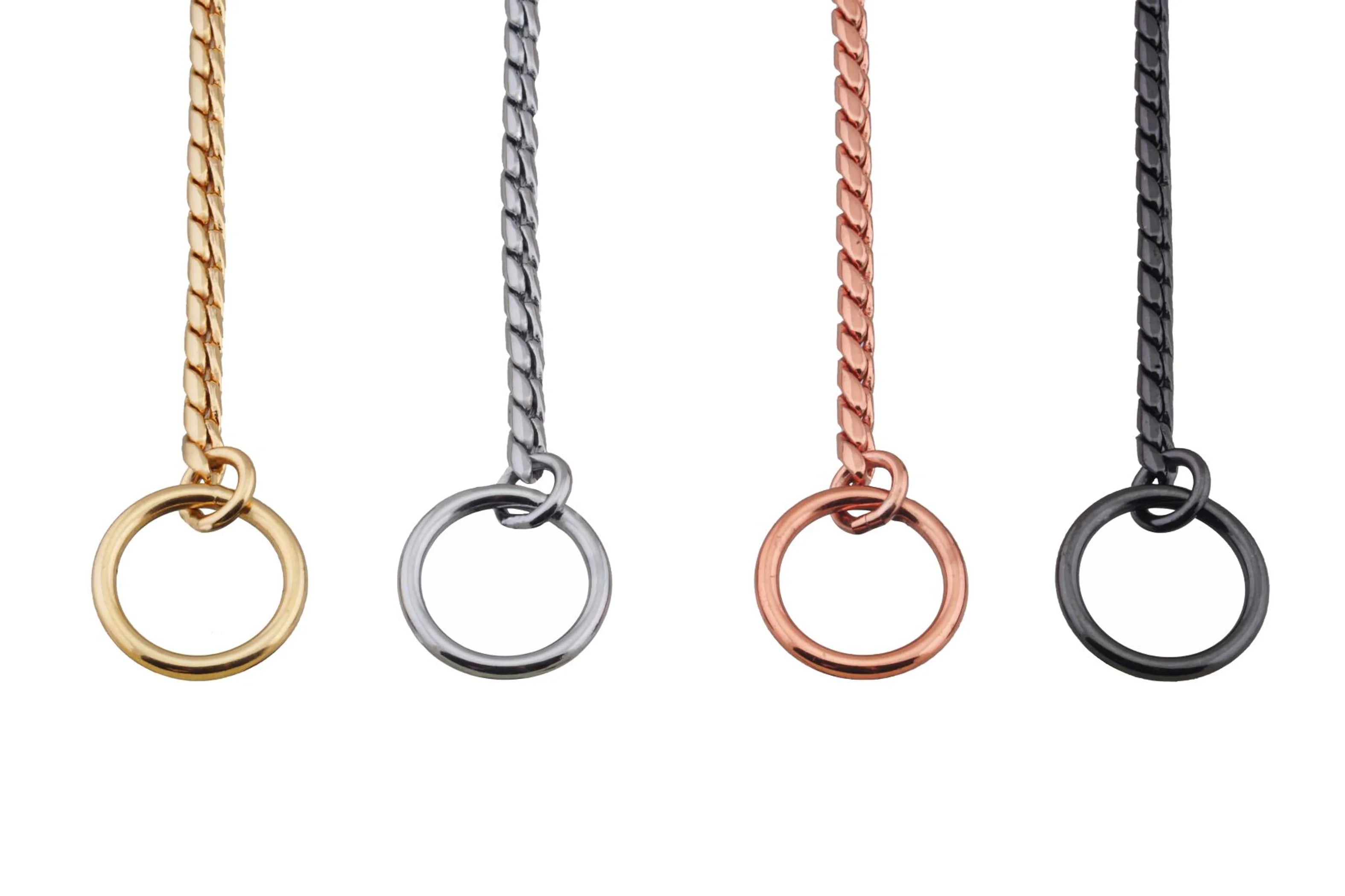 Slip Snake Show Chain Collar (22 in x 3.0mm)