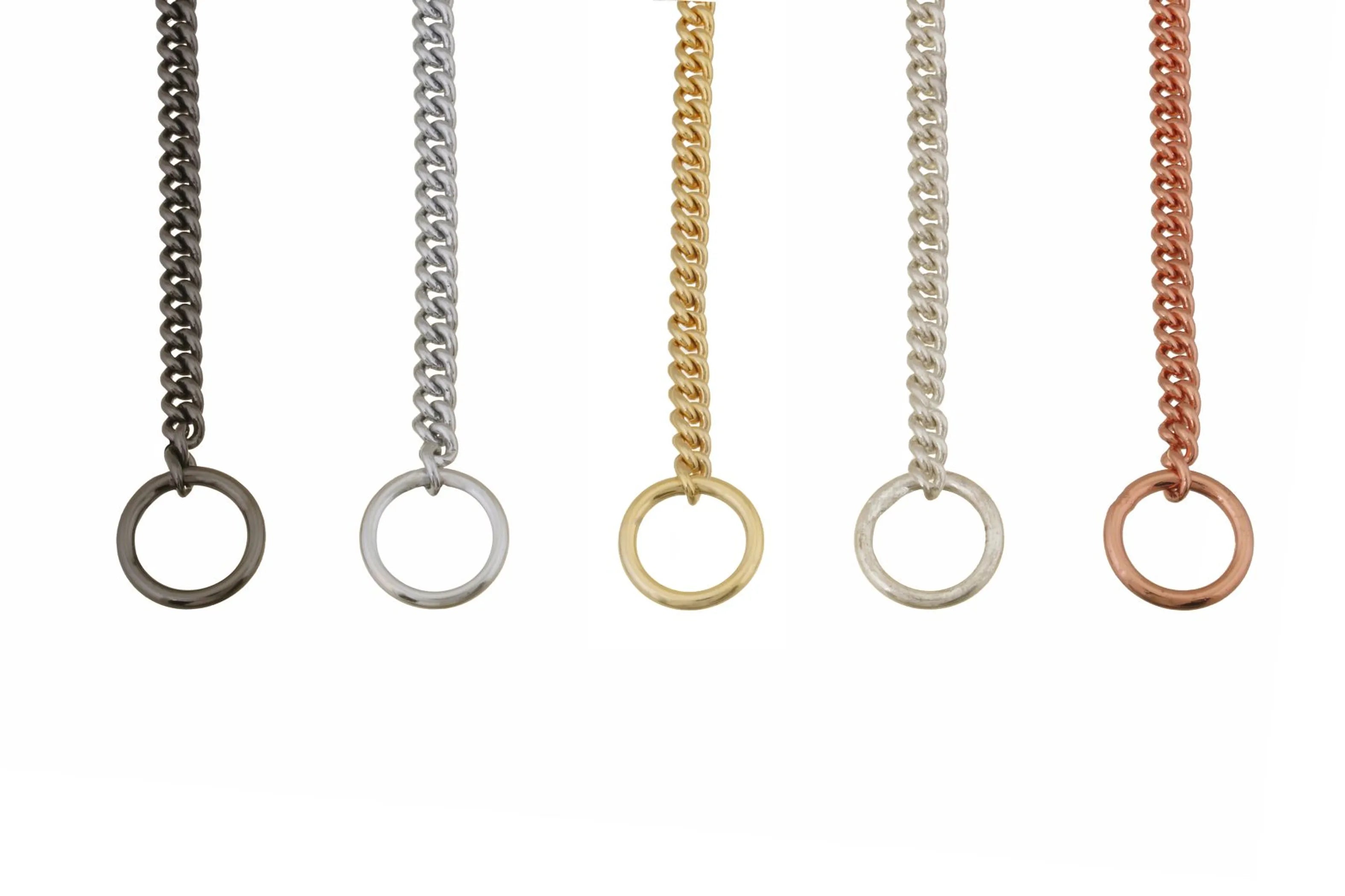 Slip Curve Show Chain Collar (12 in x 1.4 mm)