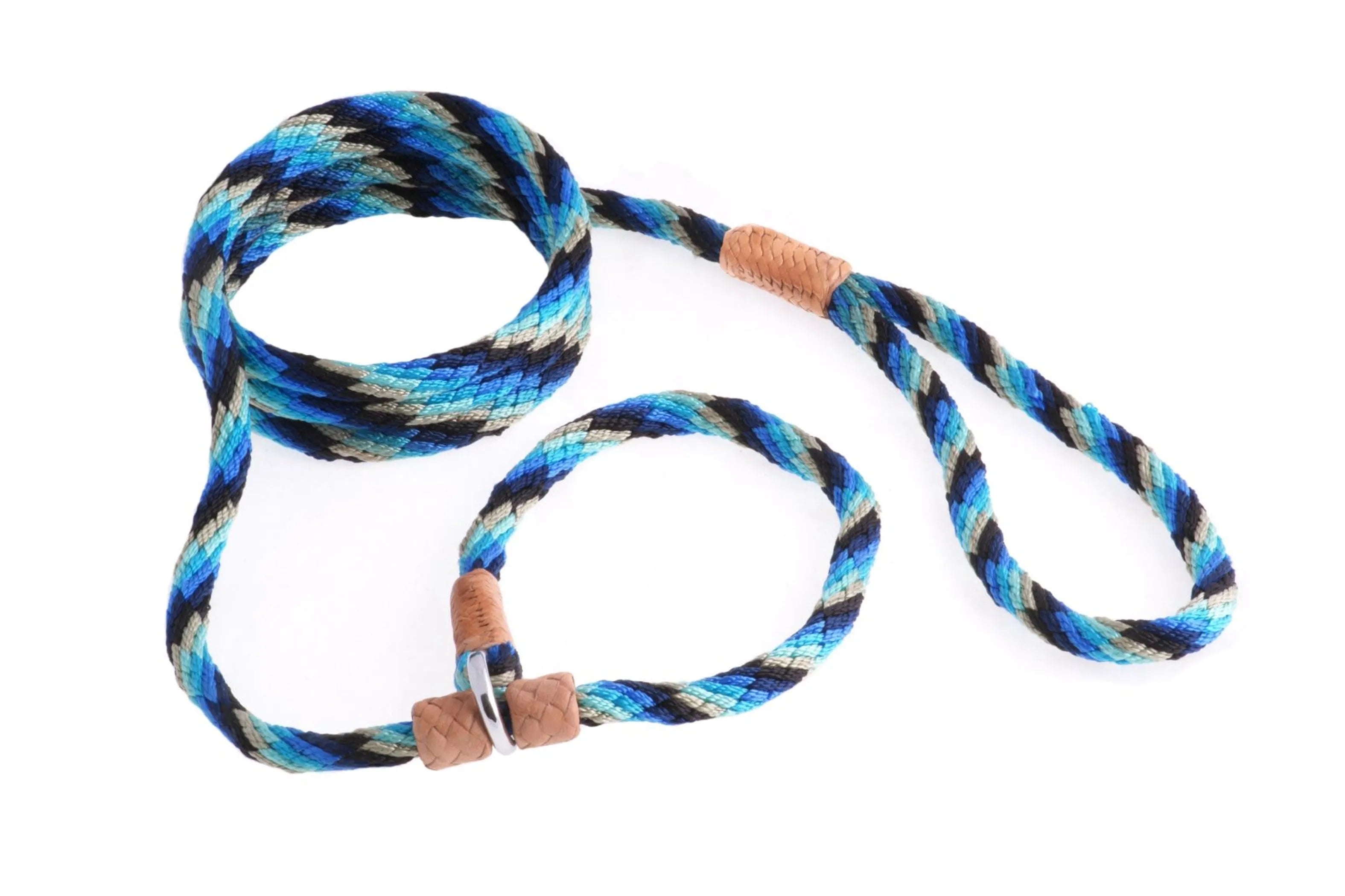 Nylon Slip Leash With 2 Stoppers (6ft  x 5/16in or 8mm)