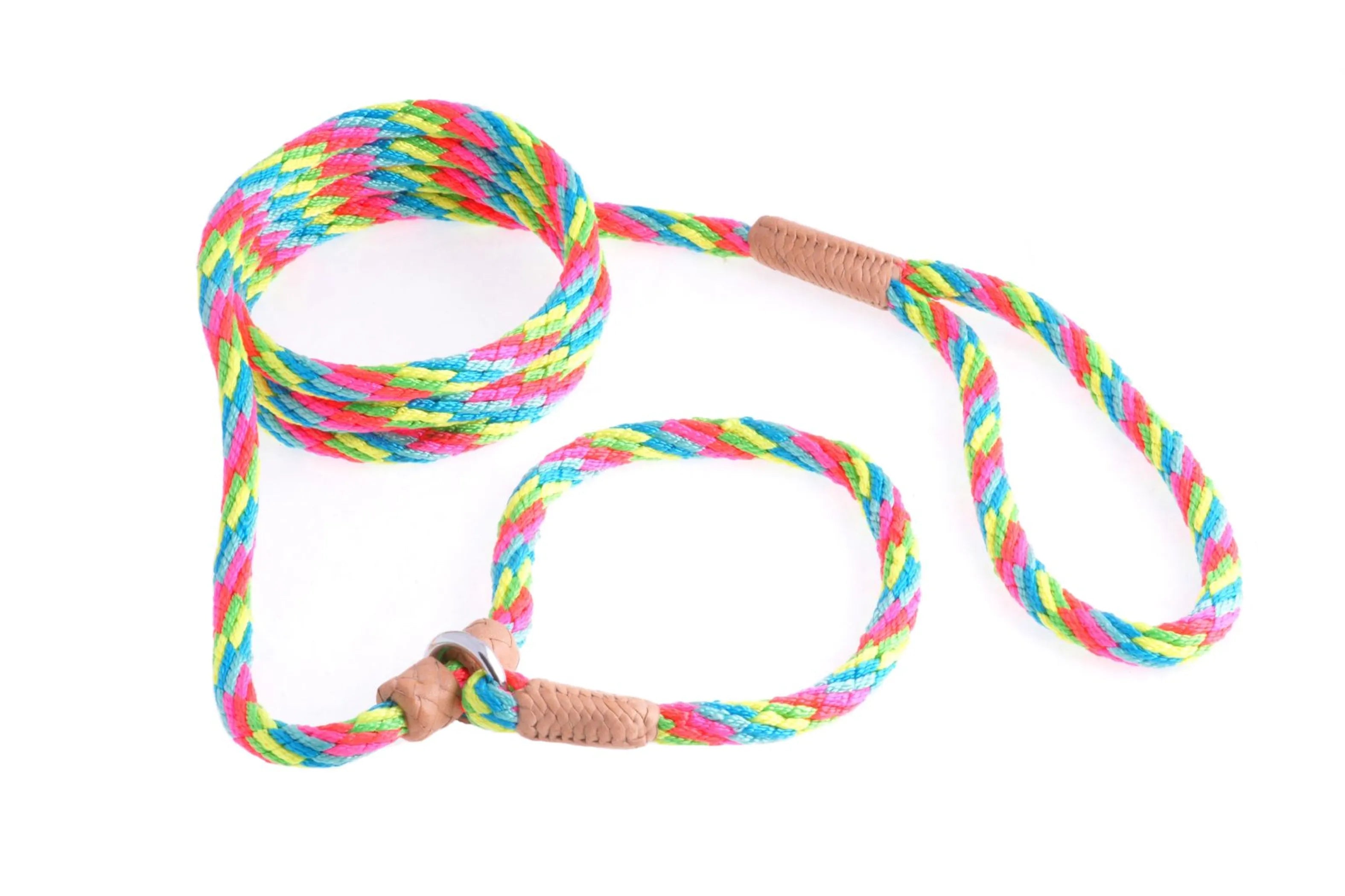 Nylon Slip Leash With 2 Stoppers (6ft  x 5/16in or 8mm)