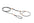 Nylon Martingale Leads (8in x 1/16 or 2 mm)
