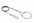 Nylon Martingale Leads (8in x 1/16 or 2 mm)