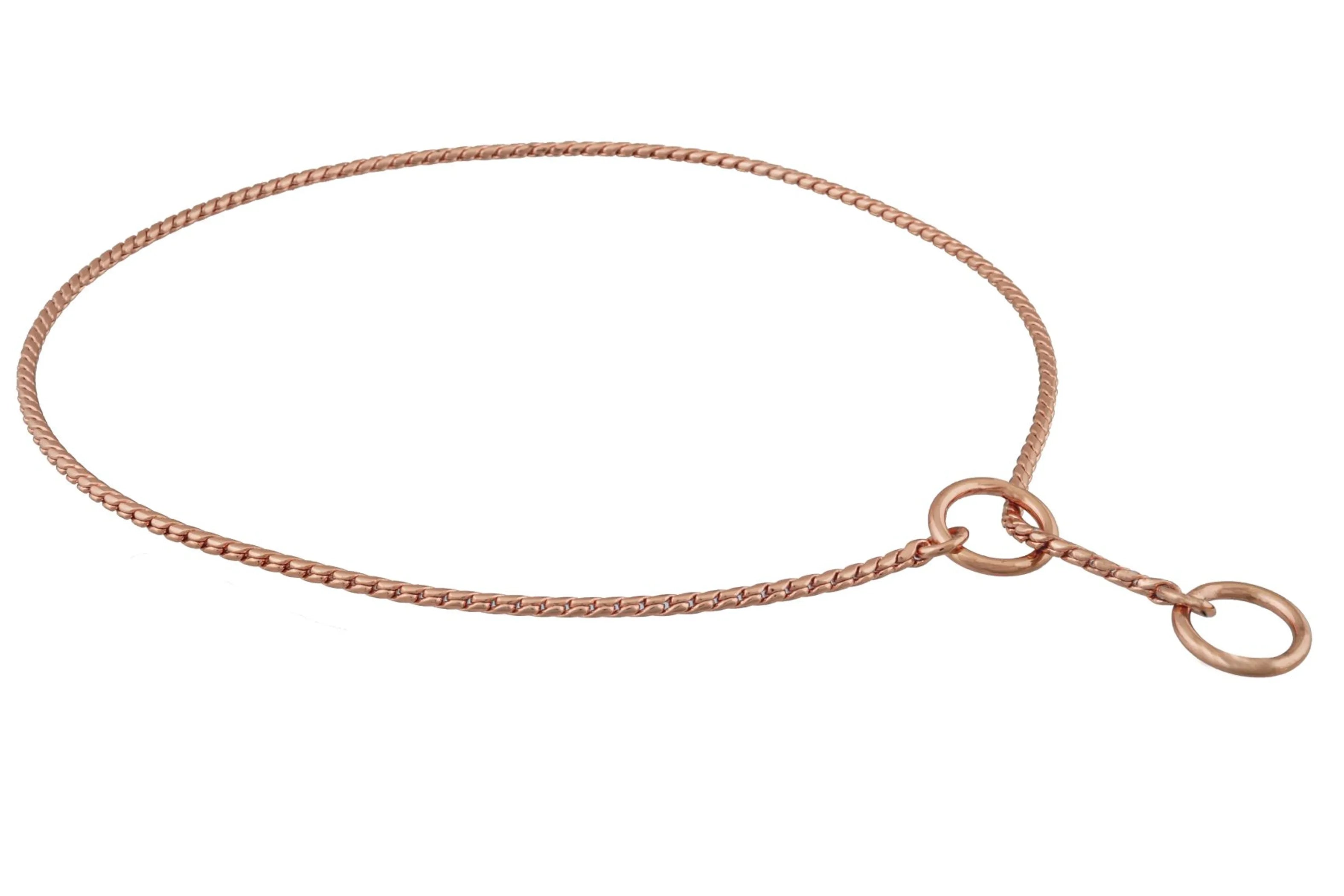 Slip Snake Show Chain Collar (16 in x 2.4mm)