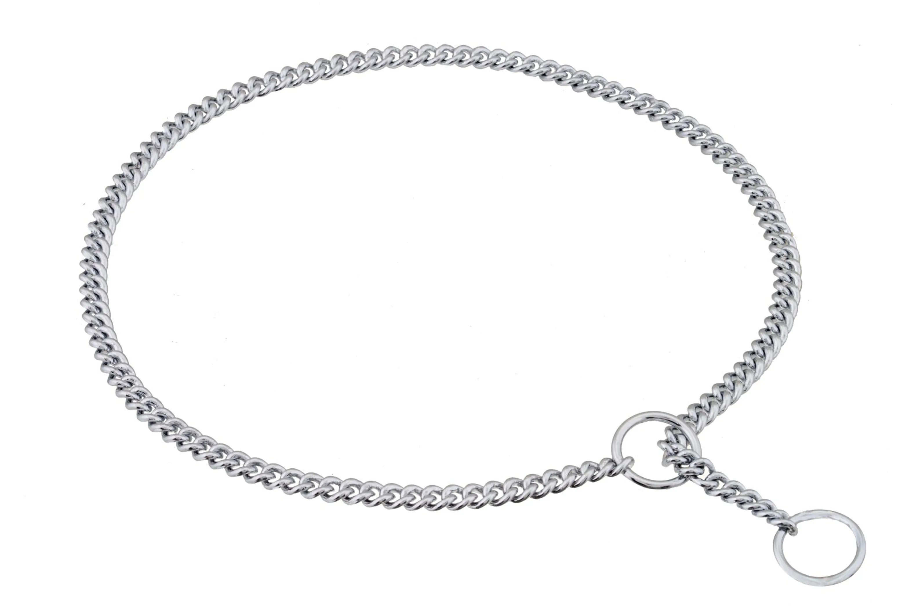 Slip Curve Show Chain Collar (14 in x 1.6 mm)