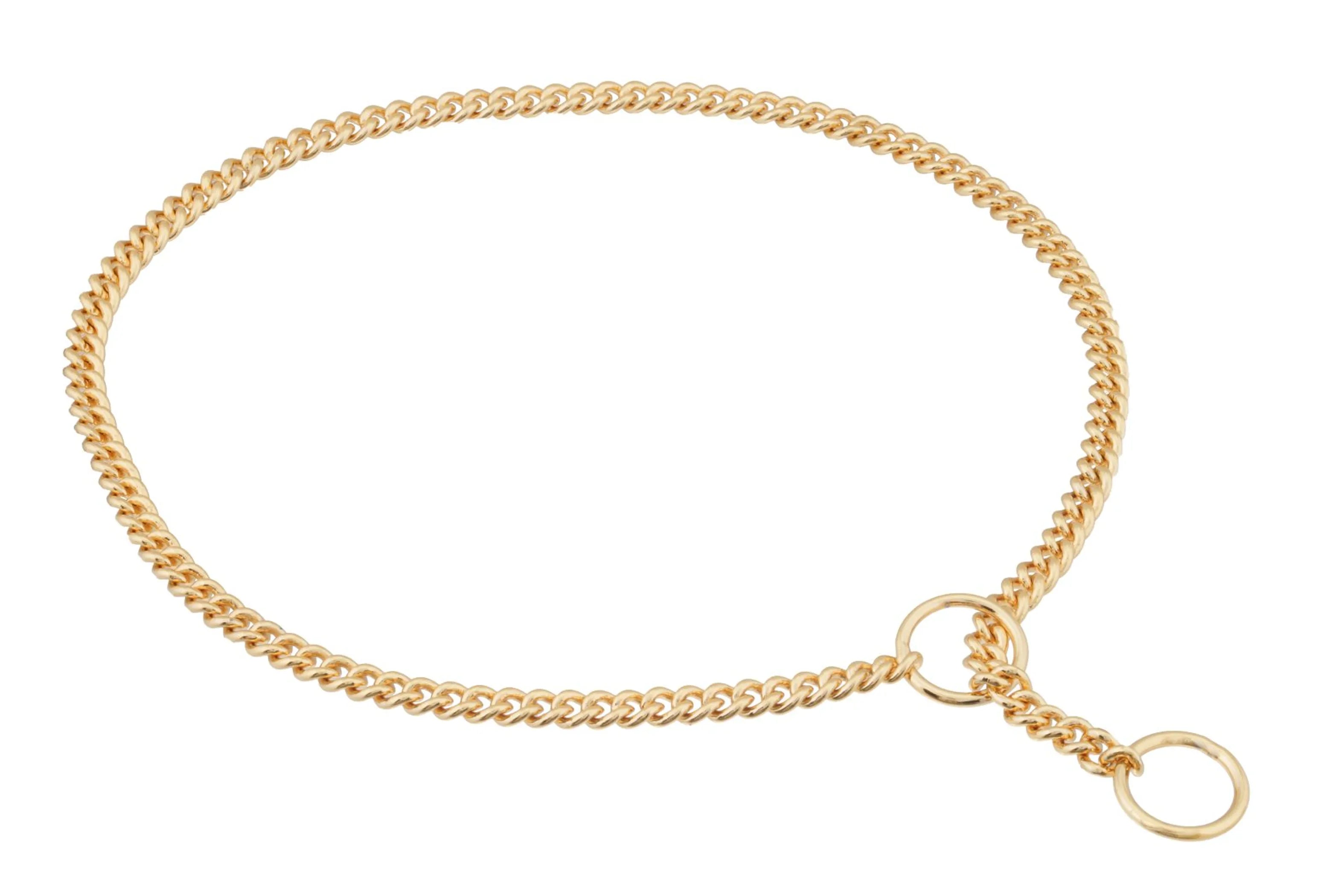 Slip Curve Show Chain Collar (24 in x 1.6 mm)