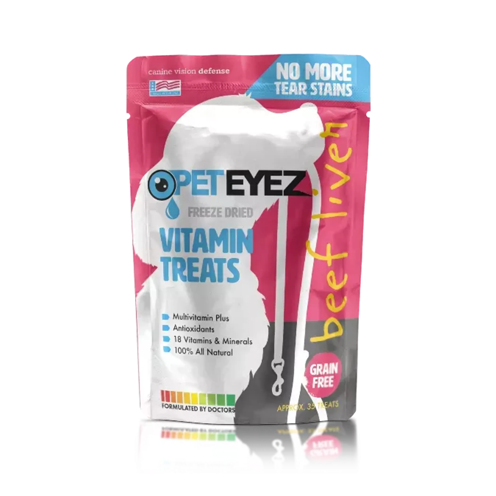 Pet Eyez Vitamin Treats - Chicken - Color: Purple | Size: 4 X 6 | Pack Of: 35
