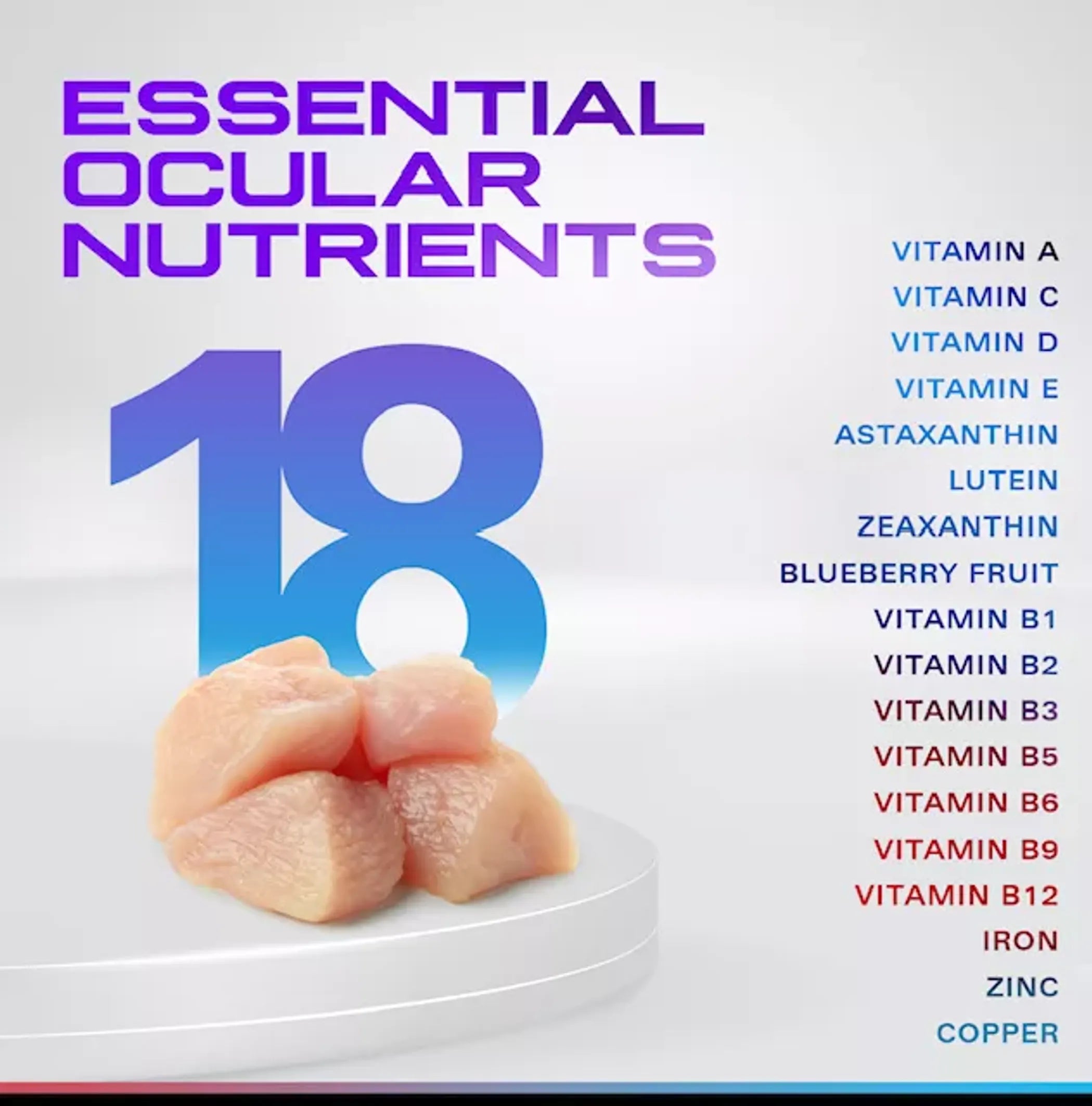 Pet Eyez Vitamin Treats - Chicken - Color: Purple | Size: 4 X 6 | Pack Of: 35