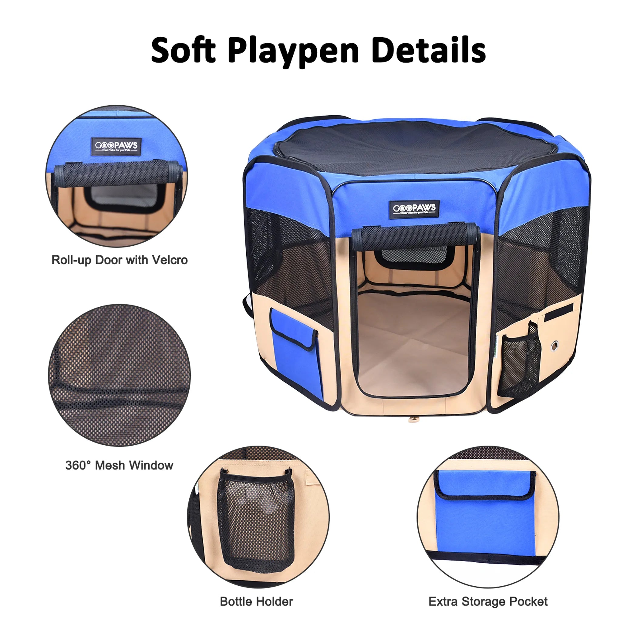JESPET Pet Dog Playpens 36