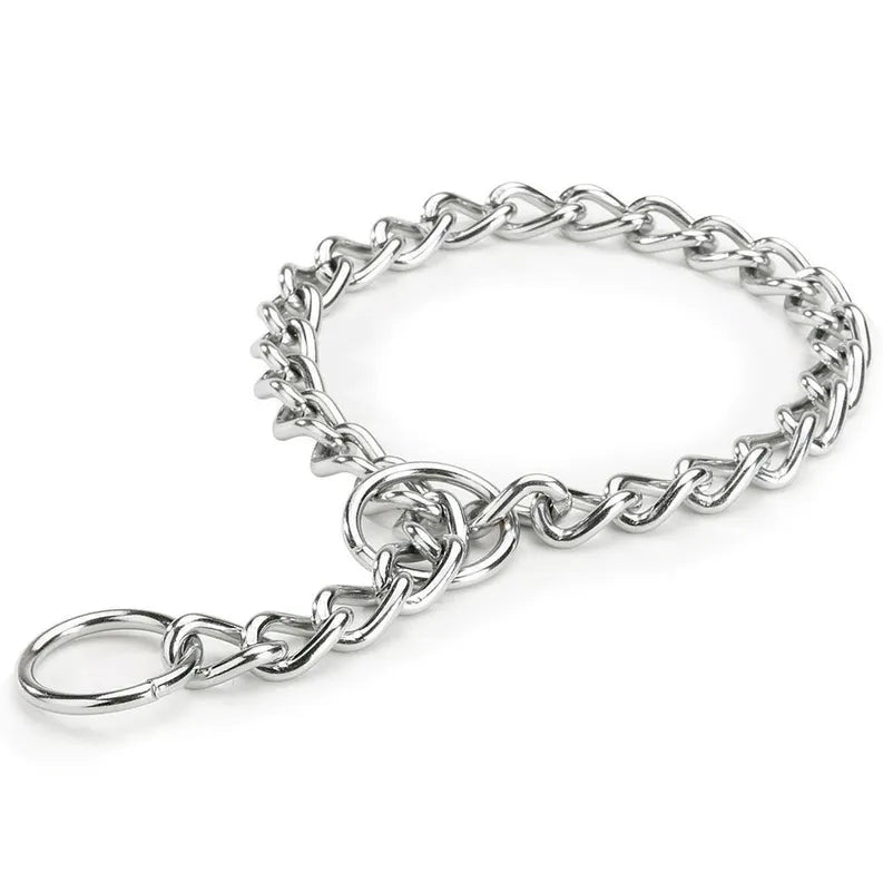 GG XLt Wt Chain Collar 14In 2mm