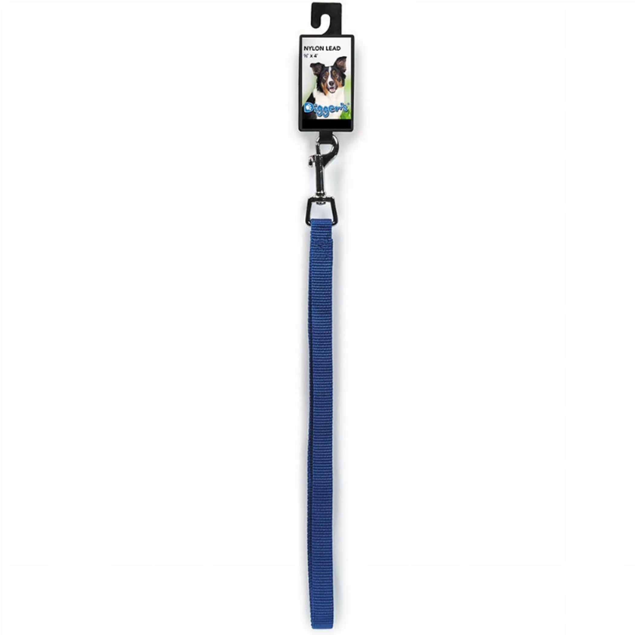 Diggers 5/8in Nylon Lead 72in Blue