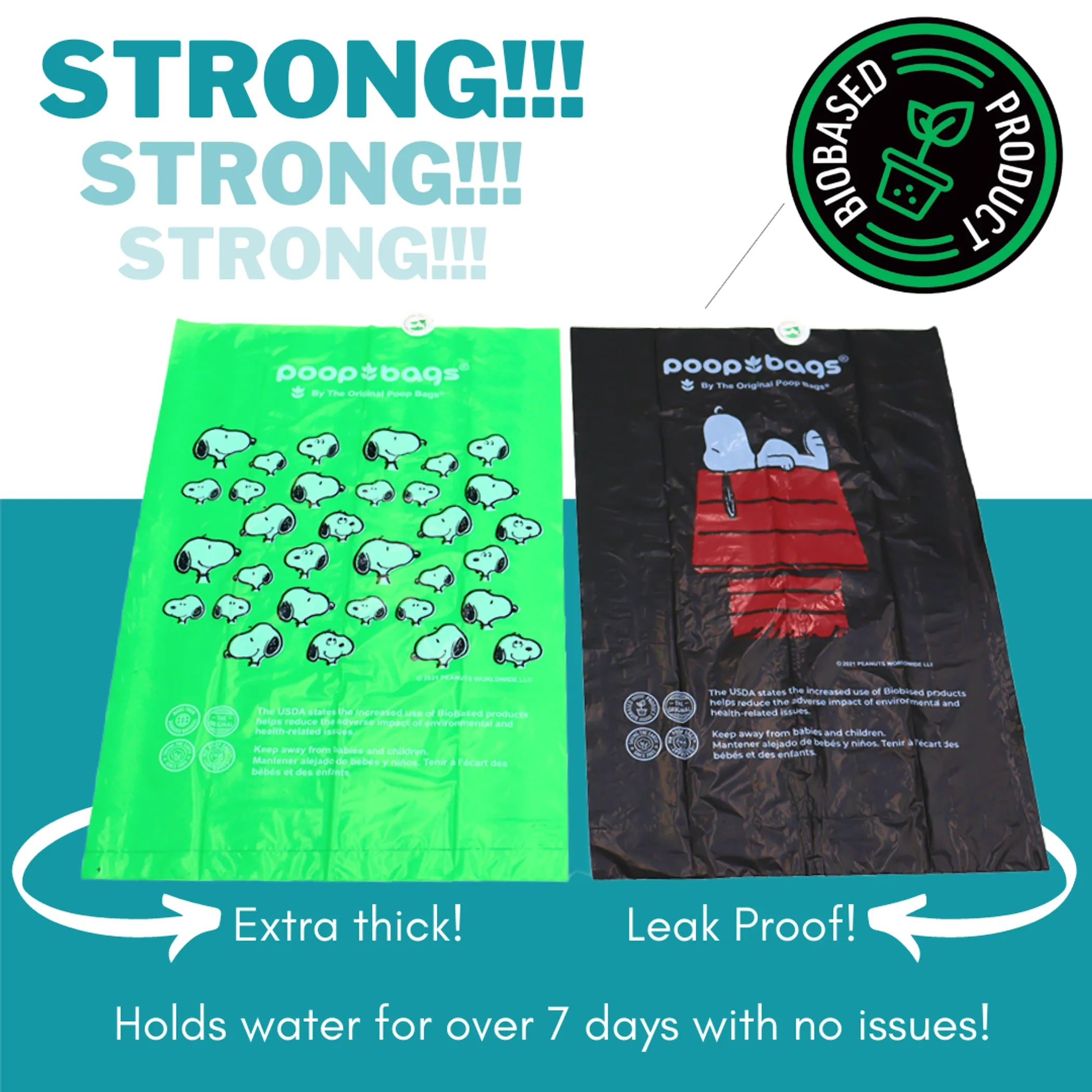 USDA Biobased Peanuts Leash Rolls (60 CT)