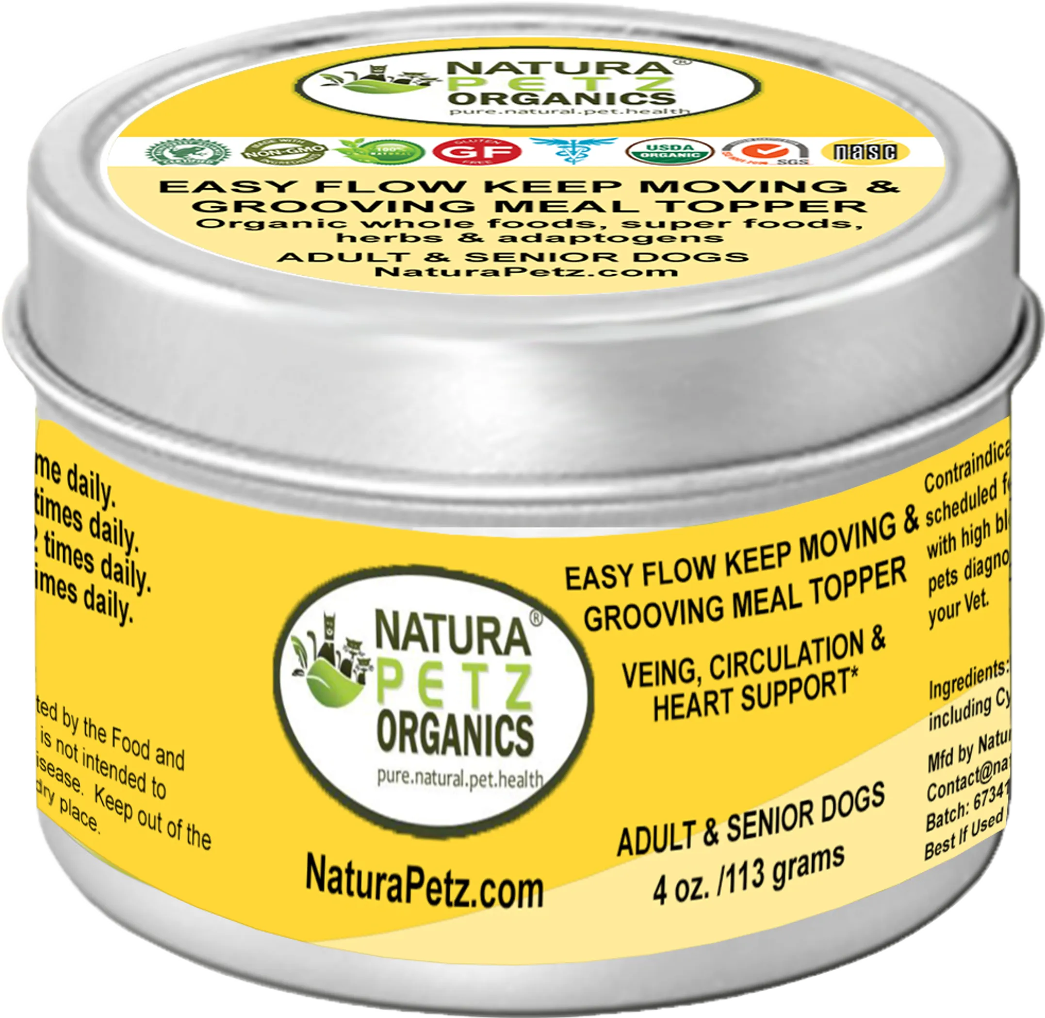 Easy Flow Keep Moving & Grooving Meal Topper - Vein, Circulation & Heart Support*