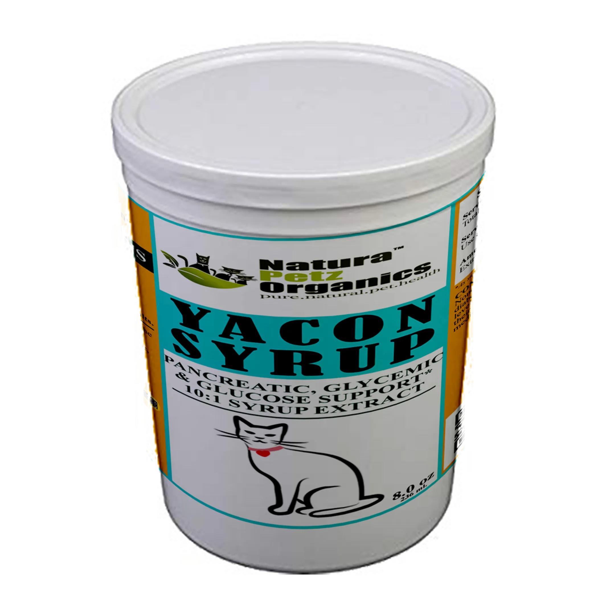 Yacon Leaf Syrup - Pancreatic Support* 10:1  The Petz Kitchen  Yacon Syrup 10:1 Alcohol Free  For Dogs & Cats* Meals & Treats