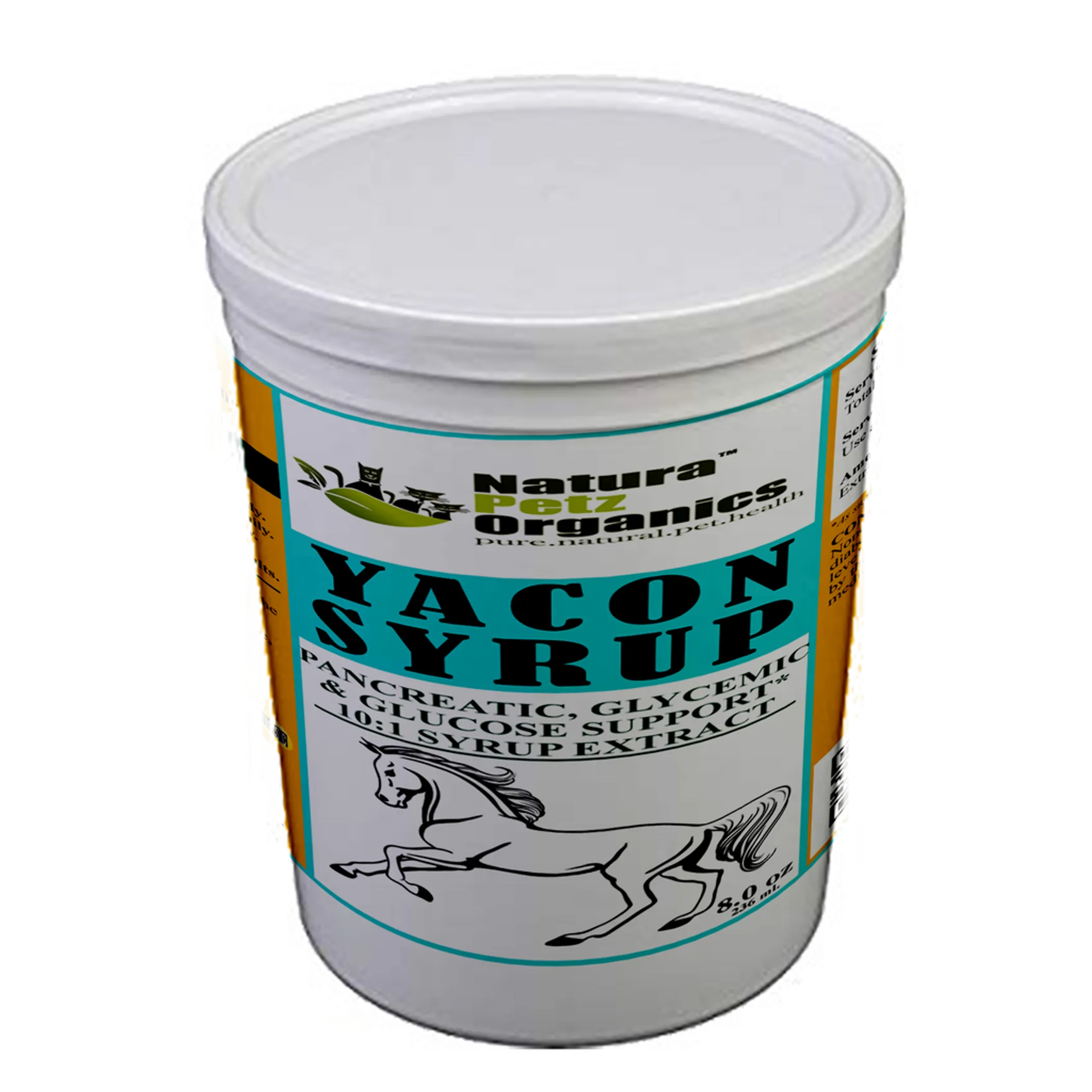 Yacon Leaf Syrup - Pancreatic Support* 10:1  The Petz Kitchen  Yacon Syrup 10:1 Alcohol Free  For Dogs & Cats* Meals & Treats