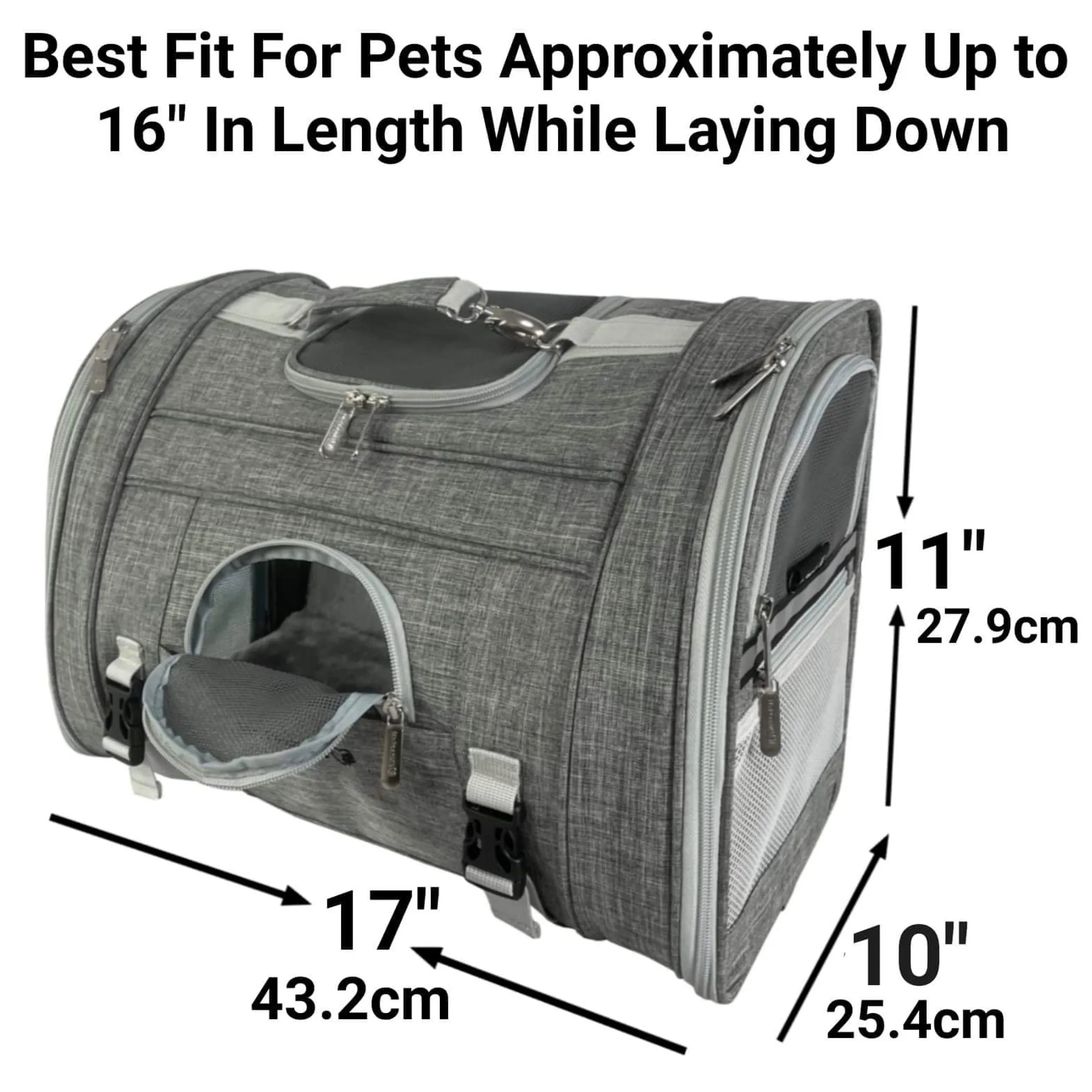 Mr. Peanut's Monterey Series Convertible Backpack Airline Capable Pet Carrier