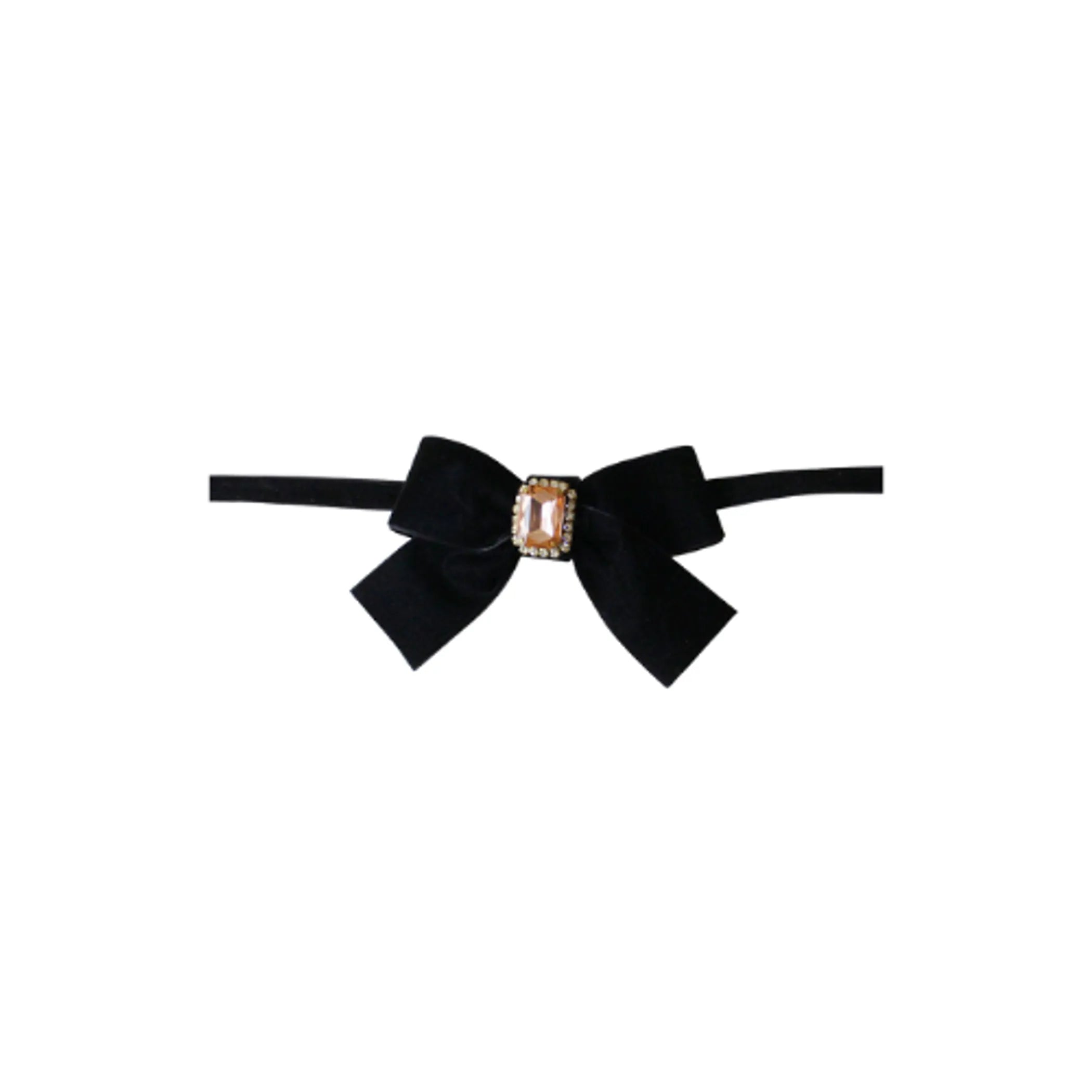 Luxurious Velvet Bow Necklace