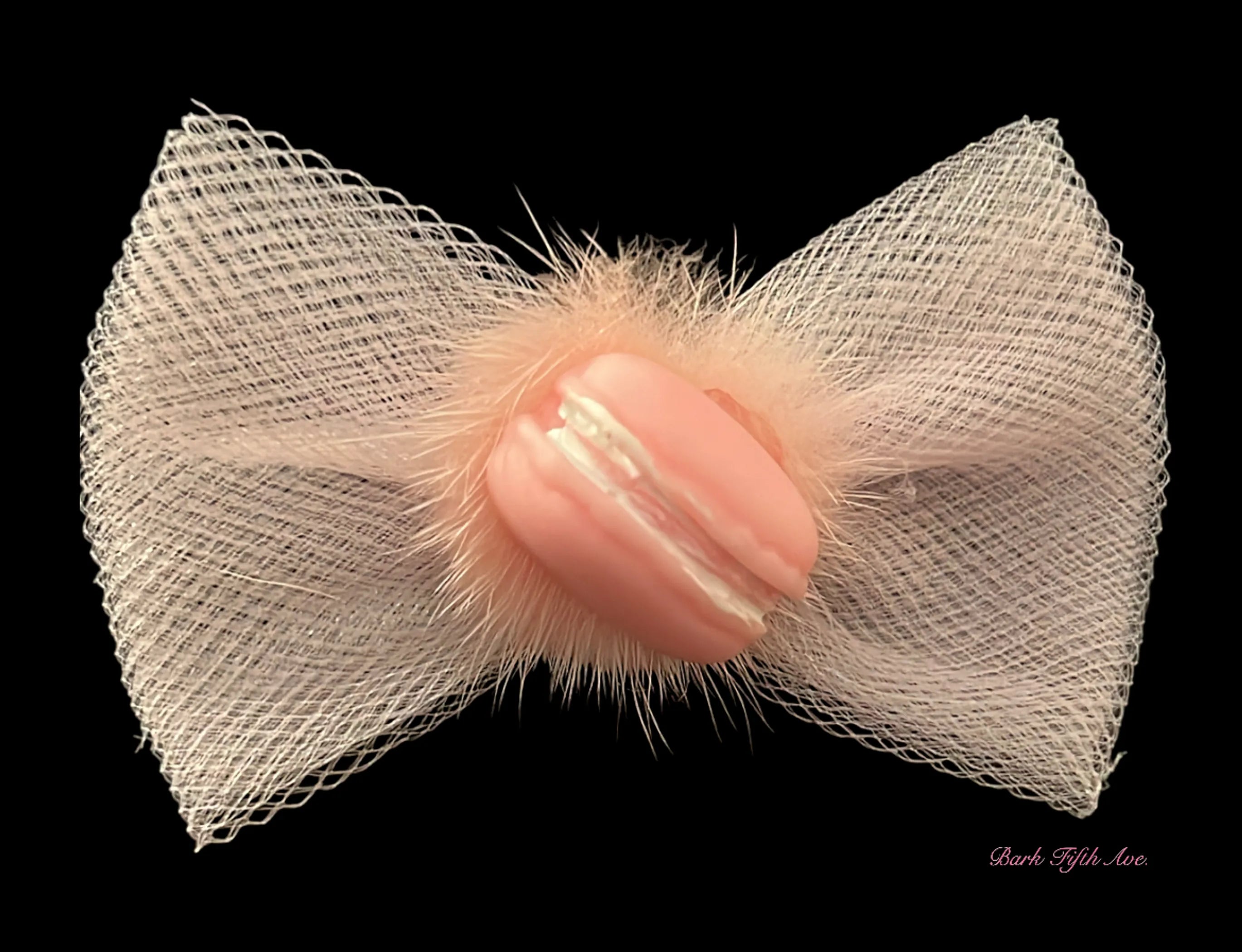 Macaroon Tulle Dog Hair Bows