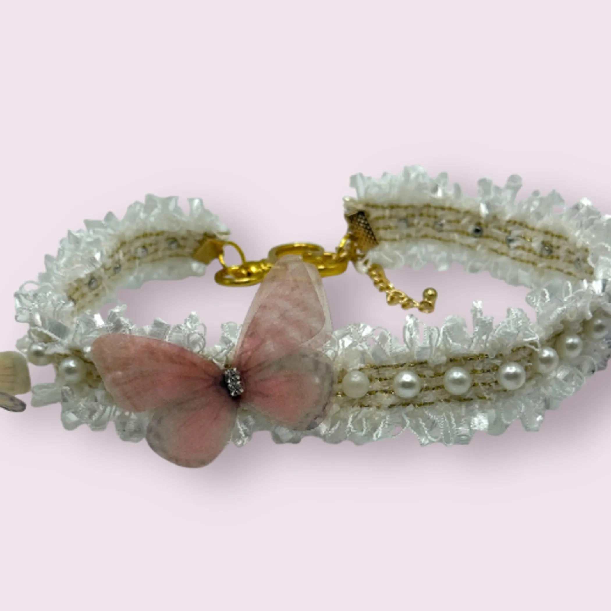 Mariposa Tweed Dog Necklaces