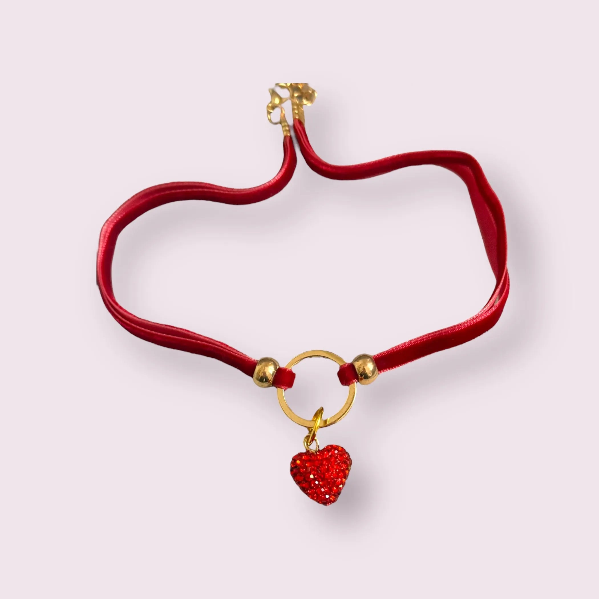 My Sweet Petite Luxury Velvet Rope Dog Collar Necklace