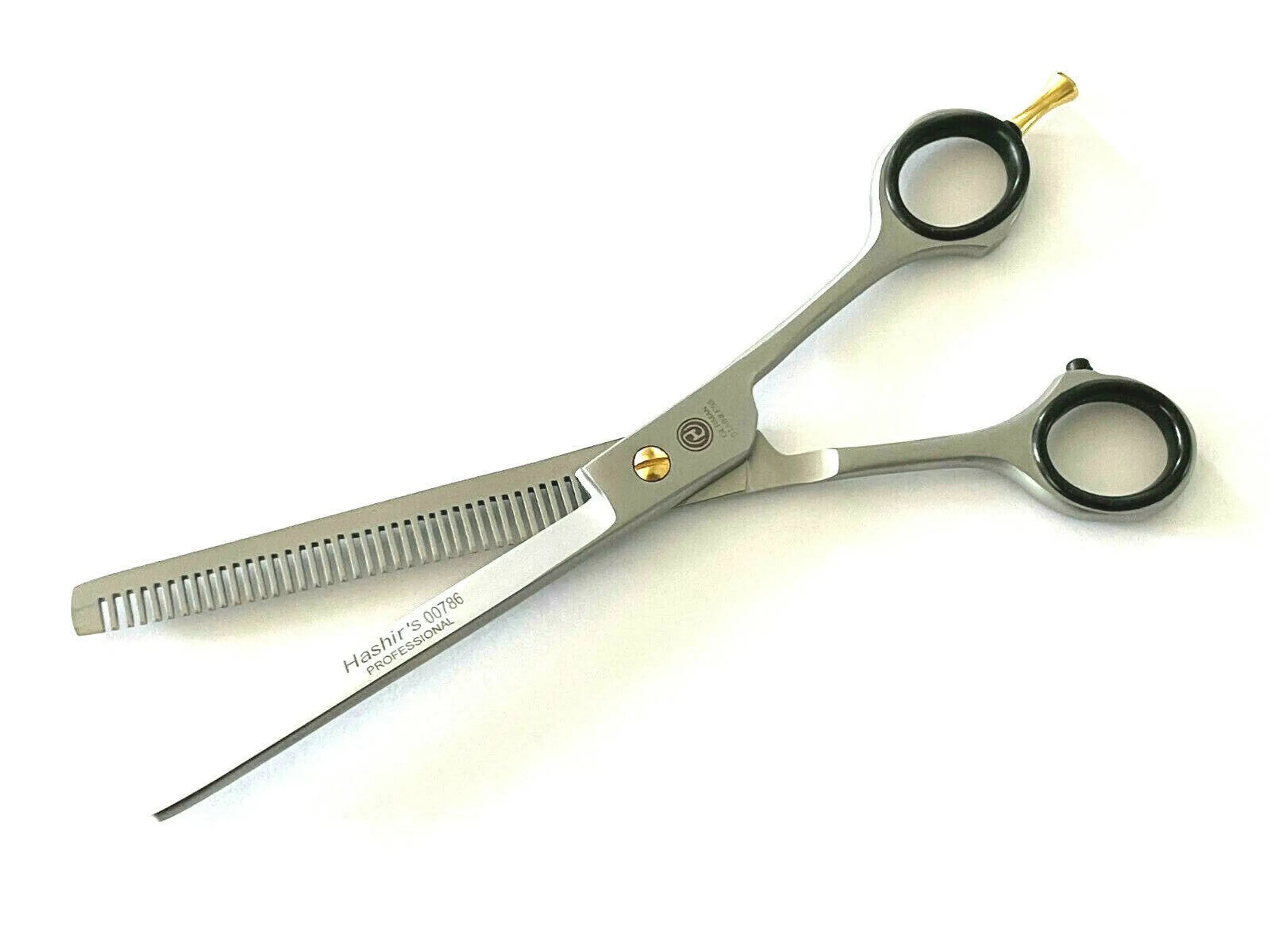 Professional German Dog Cat Pet Single Teeth Hair Trimming Thinning Scissors Shears Hashir's 00786