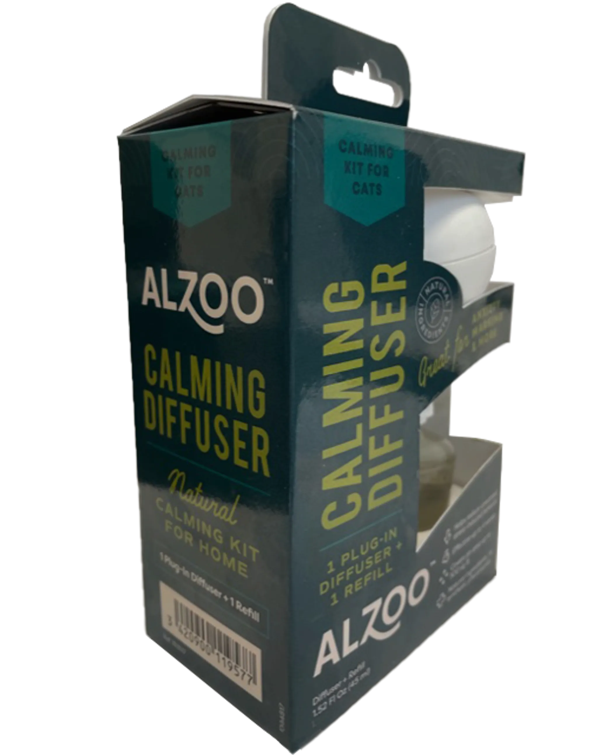 ALZOO Plant-Based Calming Plug-in Diffuser Kit - Cat