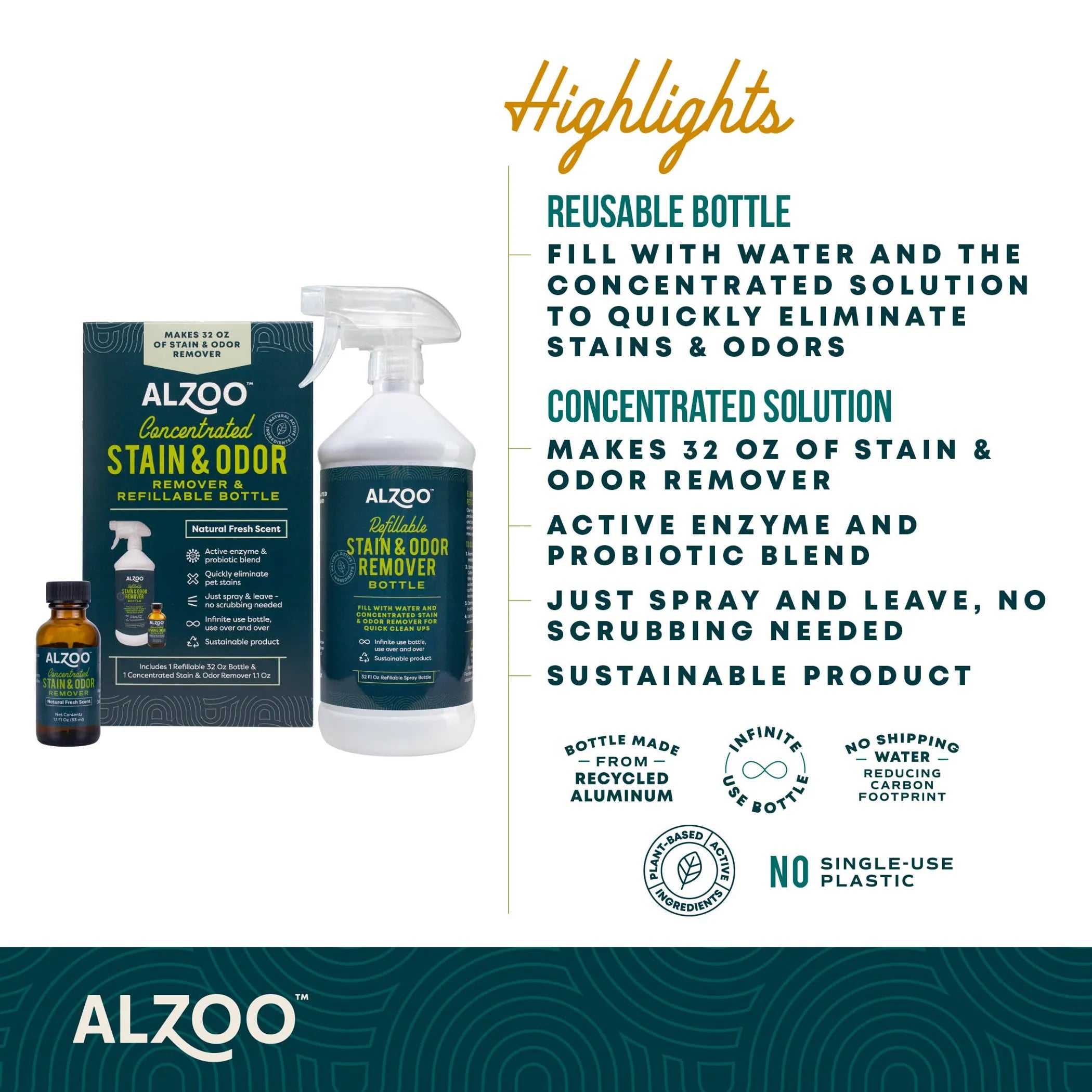 ALZOO Concentrated Spray Powder Kit
