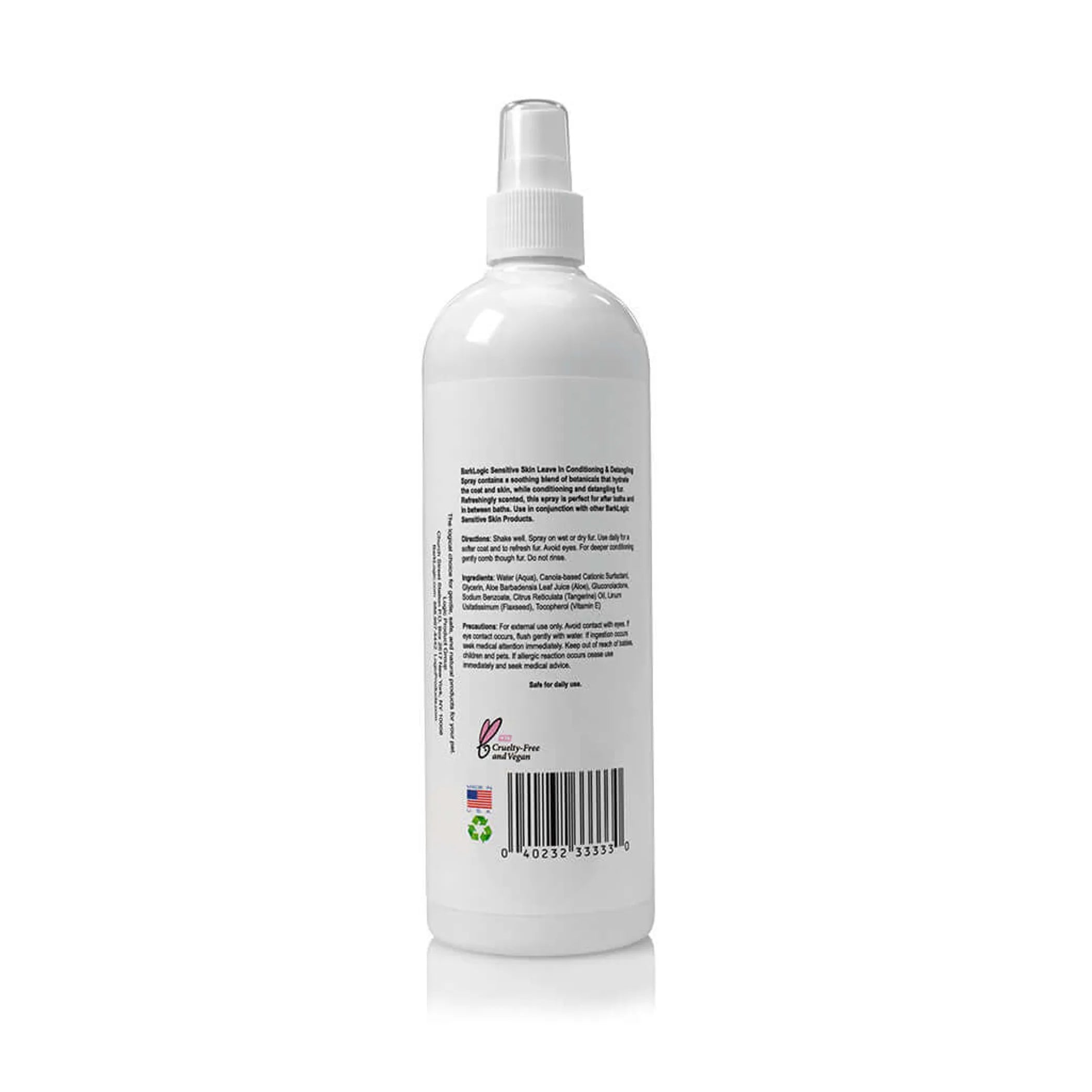 BarkLogic Sensitive Skin Leave In Conditioning & Detangling Spray