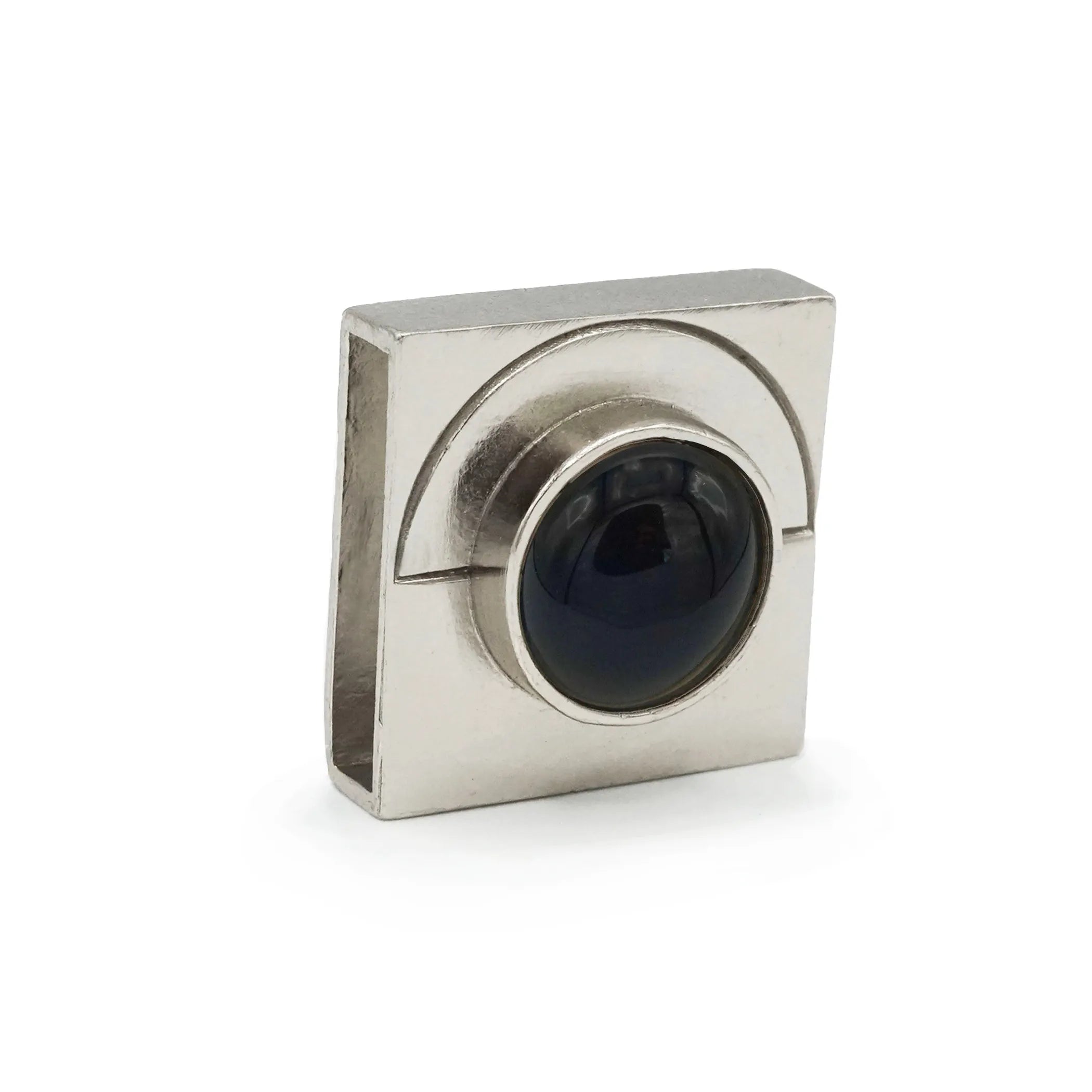 Onyx Moon Collar Charm