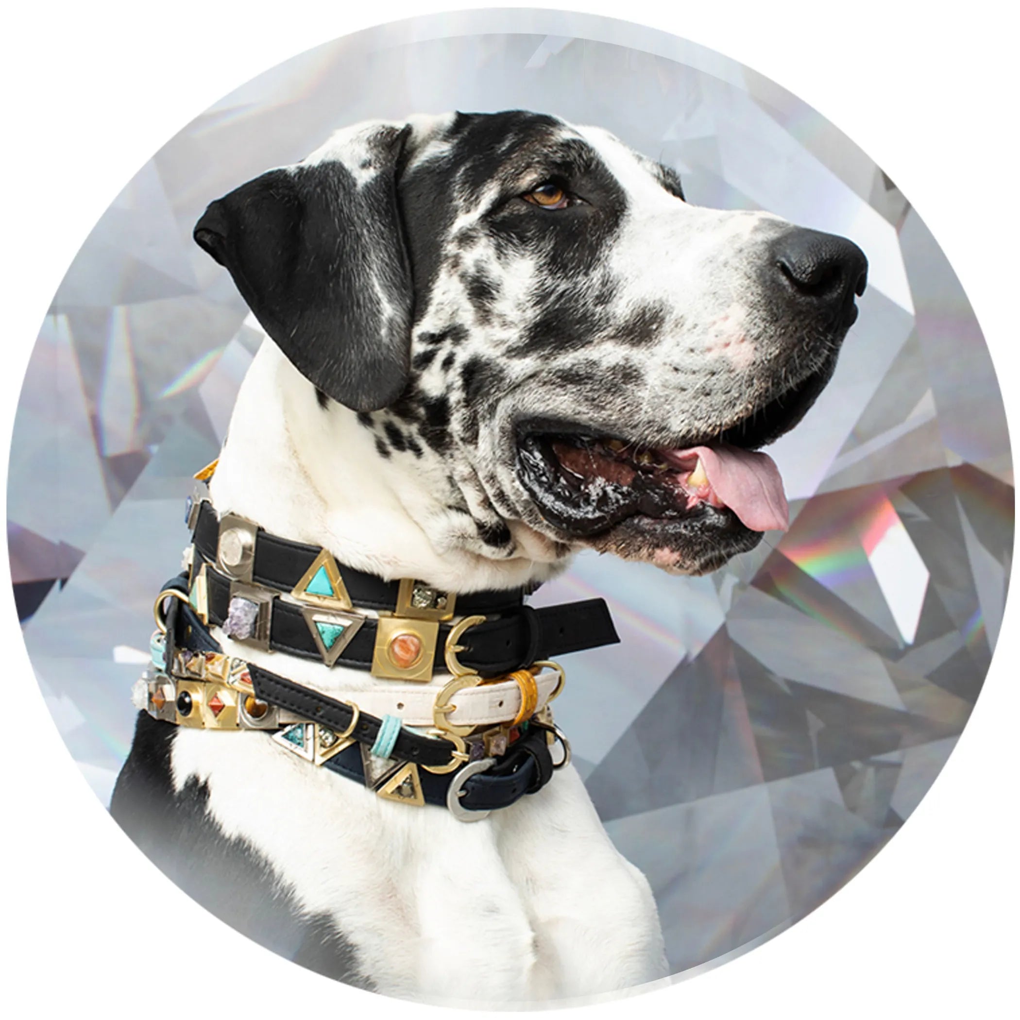 Love Pink Cork Leather Collar