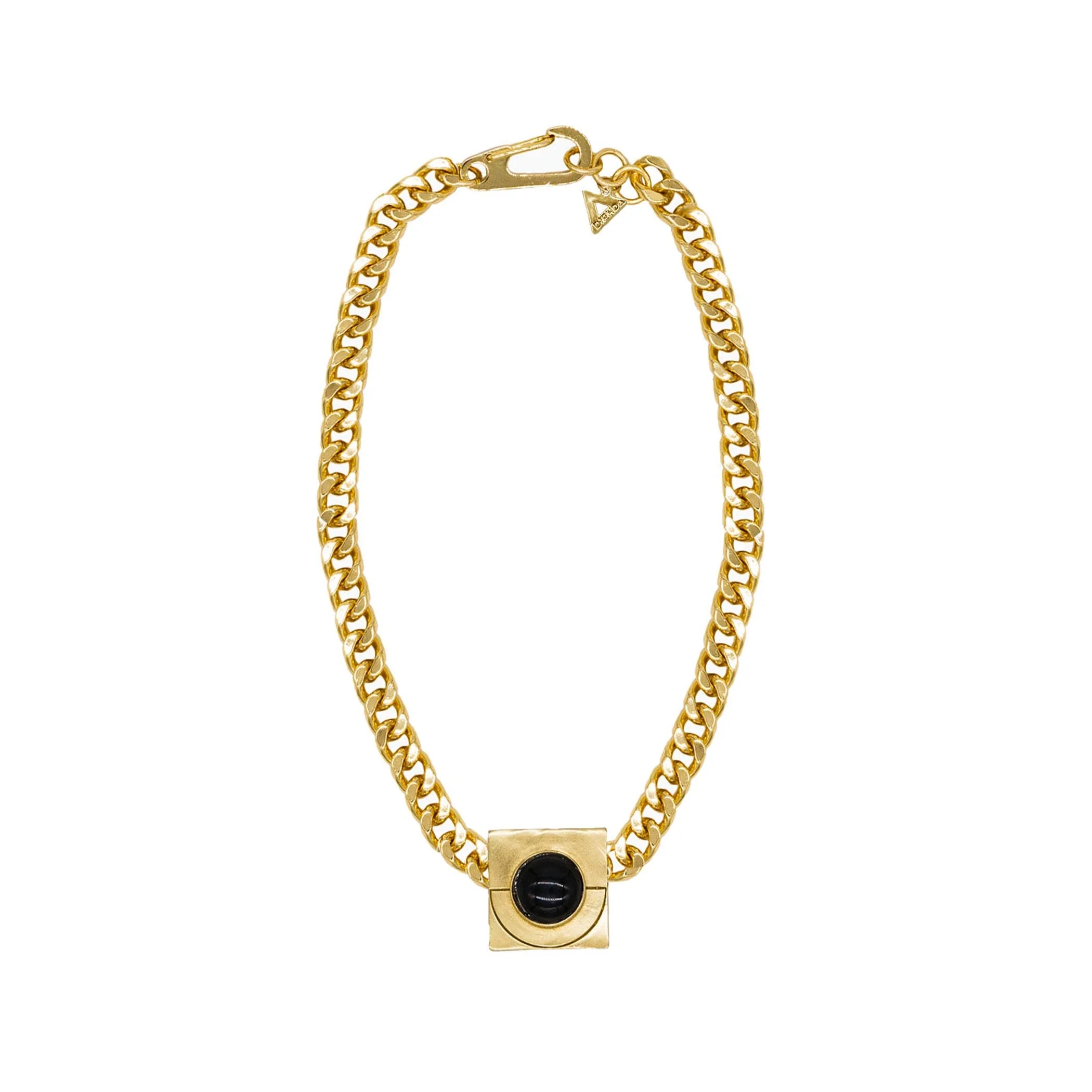 Iconic Moon Necklace in Gold