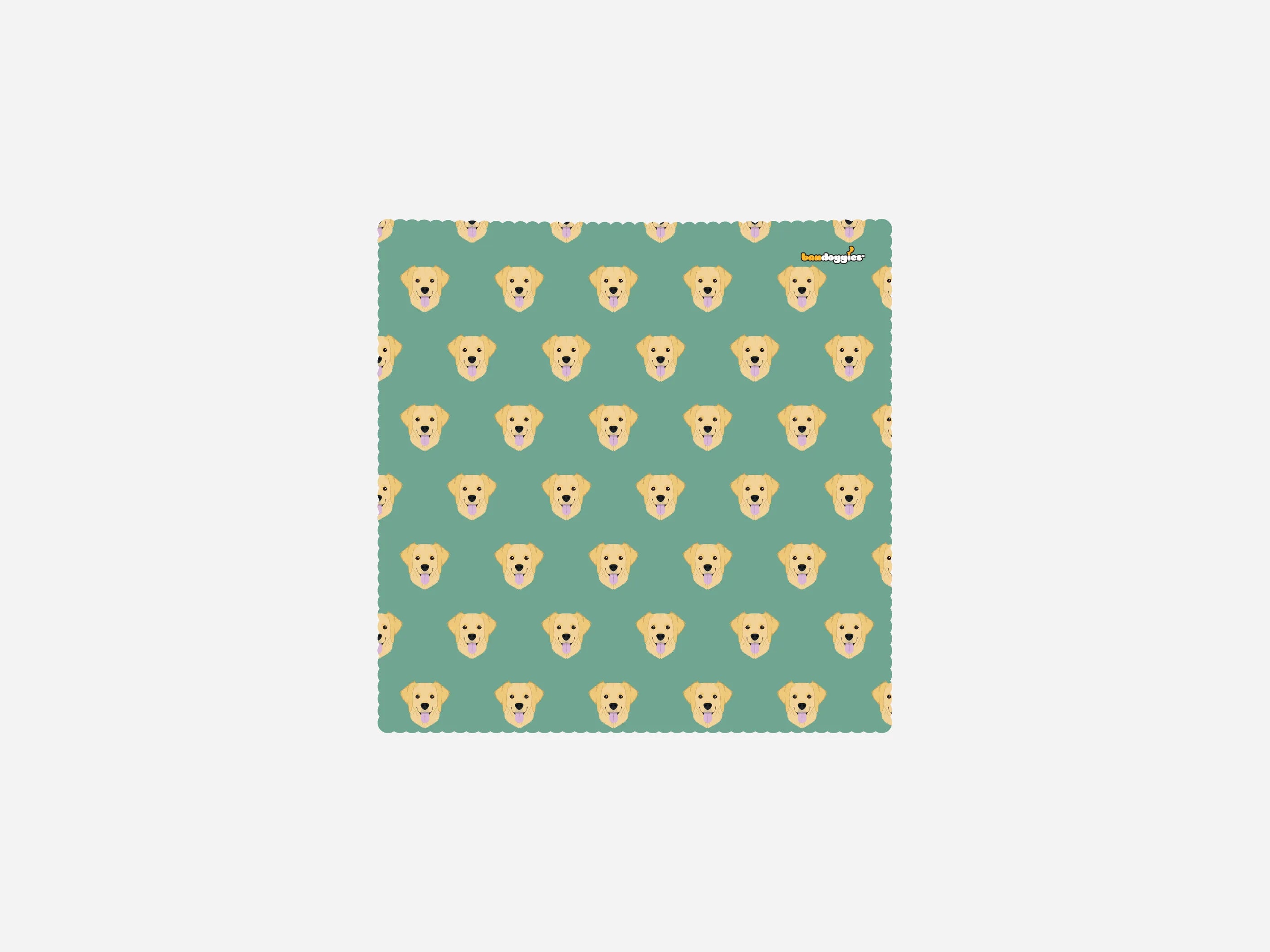 Golden Retriever Microfiber Cleaning Cloth