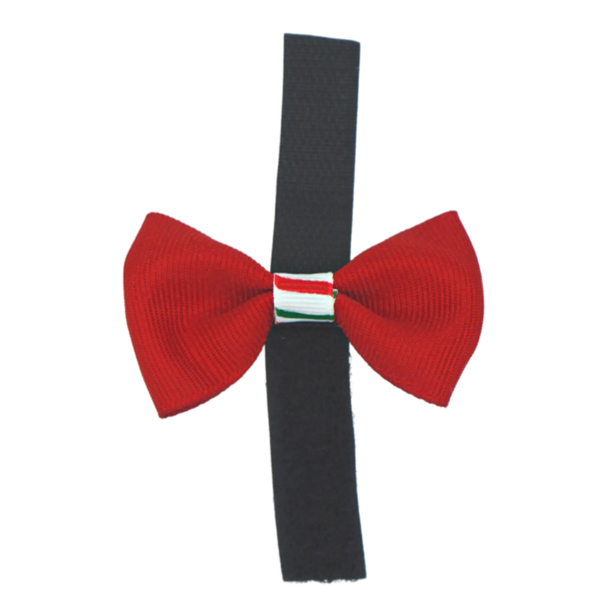 GG110CTV | 50-100 2" Dog Bows on velcro - Christmas Candy Stripe Trim|Pets Ribbons