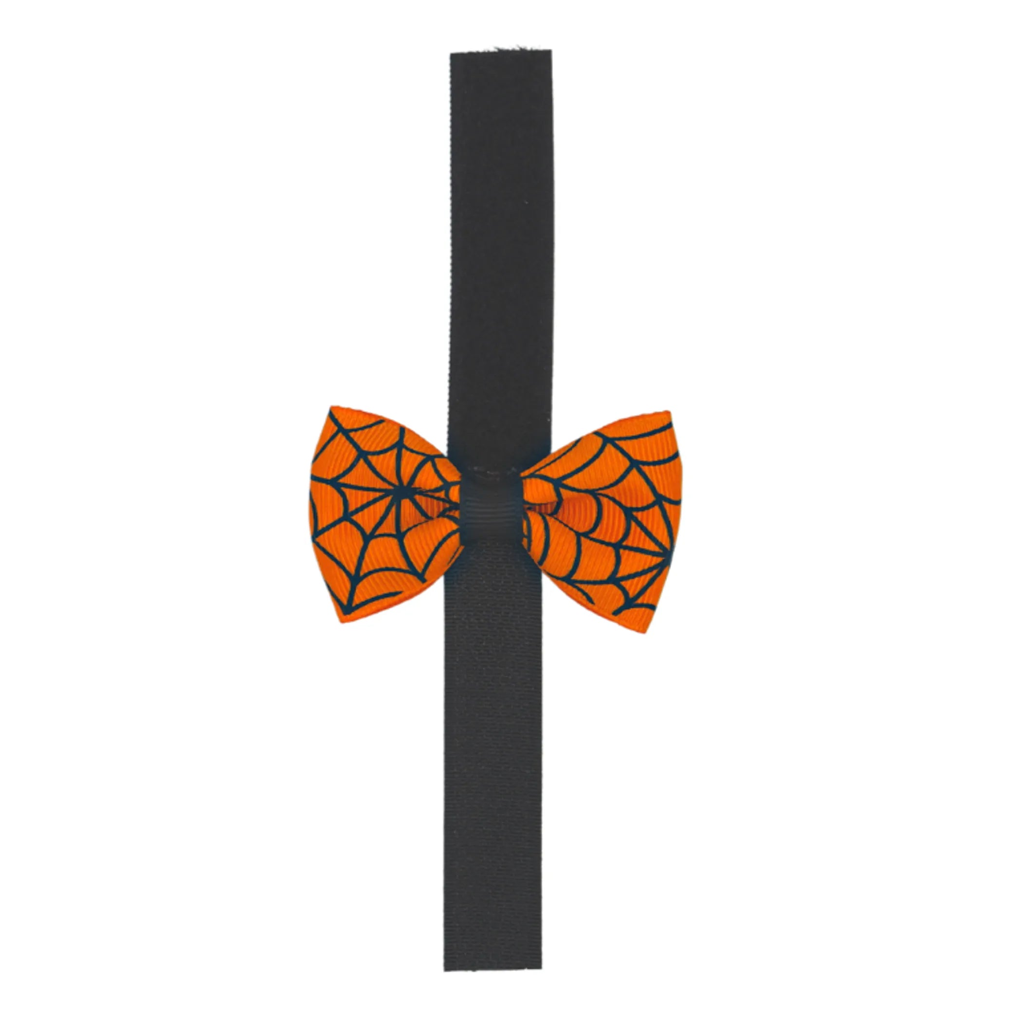 GG109SV | 50-100 Velcro Attachment Halloween Spiderweb Dog|Cat bows in Jar|Pets Ribbons