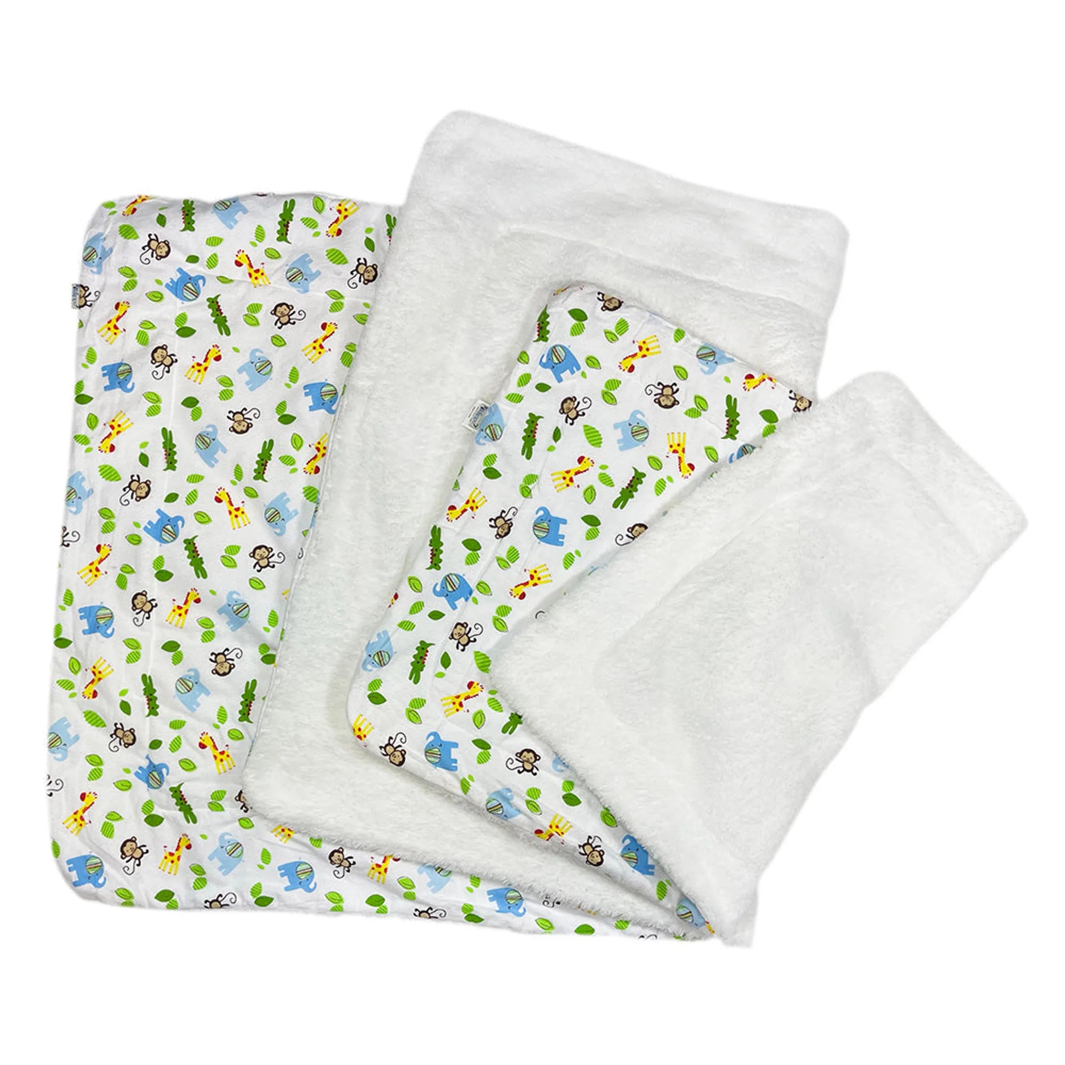 Zoo Animals Flannel/Plush Blanket