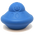 SN Flying Saucer Durable Rubber Chew Toy & Treat Dispenser