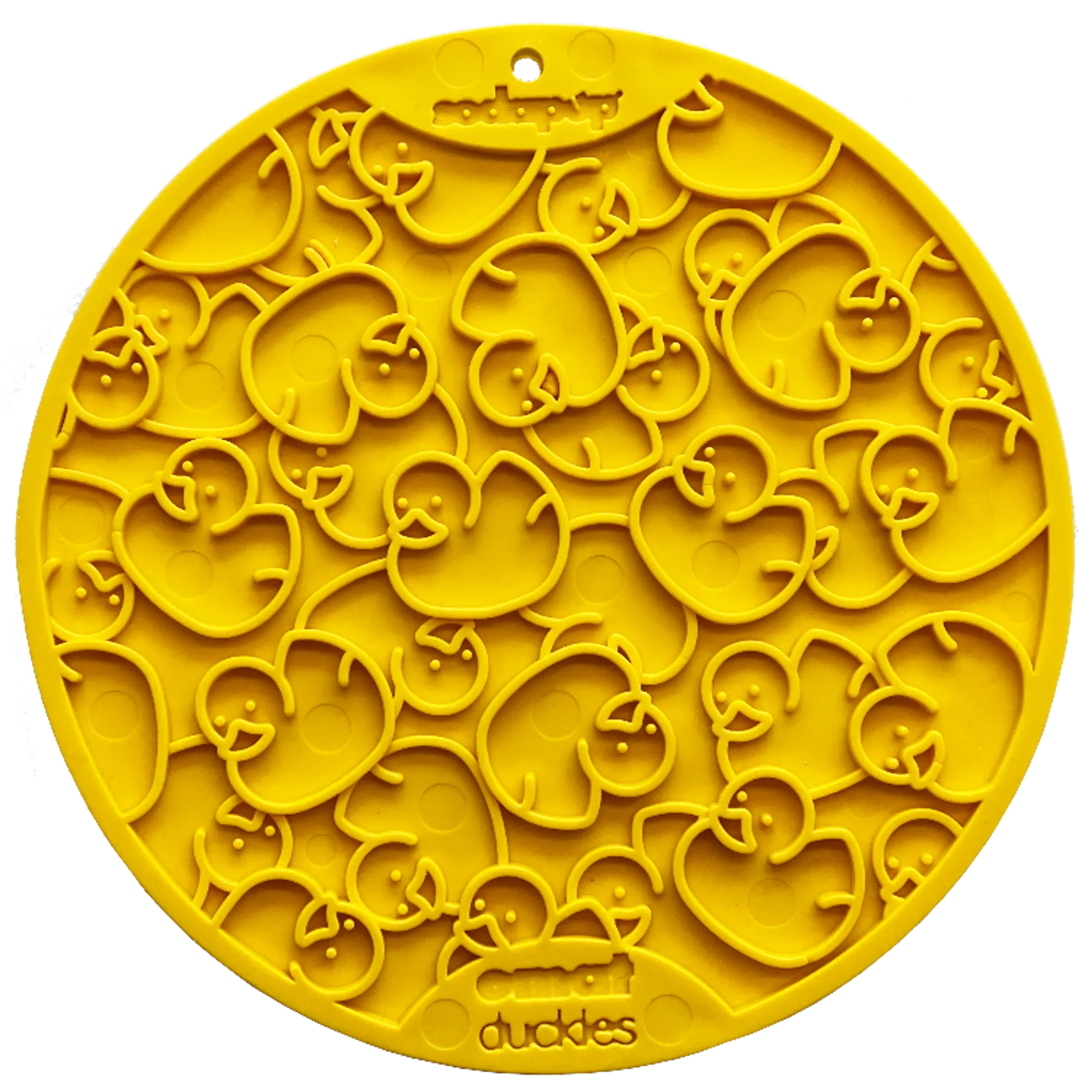 Duckies Design eMat Enrichment Lick Mat With Suction Cups